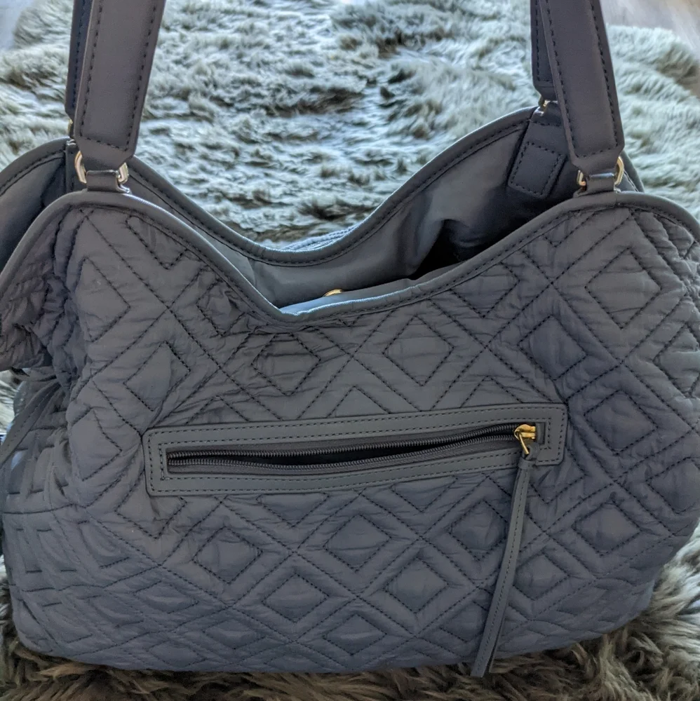 Tory Burch Quilted Diaper Bag.